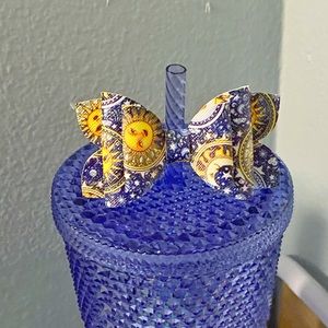 Celestial Bow Straw Topper • fits Starbucks tumbler